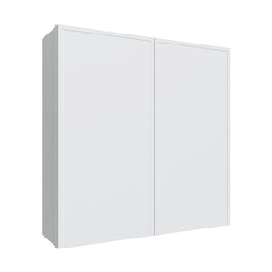 Oslo White Double Door Wall Cabinet - 42