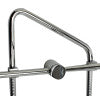 ALFI brand AB9532 Polished Chrome Corner Mounted Double Basket Shower Shelf Bathroom Accessory