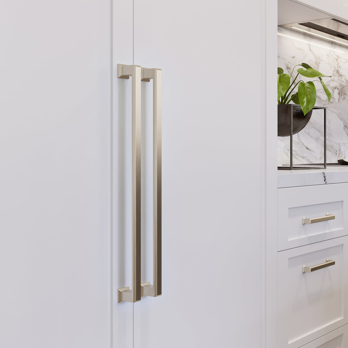 Atlas Homewares Sweetbriar Lane Appliance Pull 18 Inch Brushed Nickel