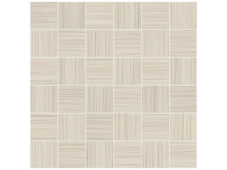 Anatolia Tile 2X2 Zera Annex Oyster Matte 36 Piece Porcelain Mosaics. 1 Sheet = .96 Sq. Ft. 4501-0308-1 Oyster 2x2 - premium natural stone mosaic tile from Anatolia Tile, available at PoshHaus showroom in Keene, NH