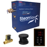 SteamSpa Oasis 6 KW QuickStart Acu-Steam Bath Generator Package with Built-in Auto Drain in Oil Rubbed Bronze OAT600OB-A