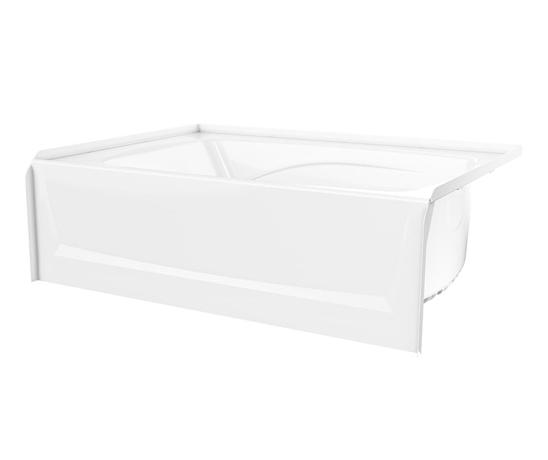 Swanstone VP6042CTML/R 60 x 42 Solid Surface Bathtub with Right Hand Drain in White VP6042CTMR.010