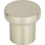 Atlas Homewares Chunky Round Knob Small 1 Inch Brushed Nickel