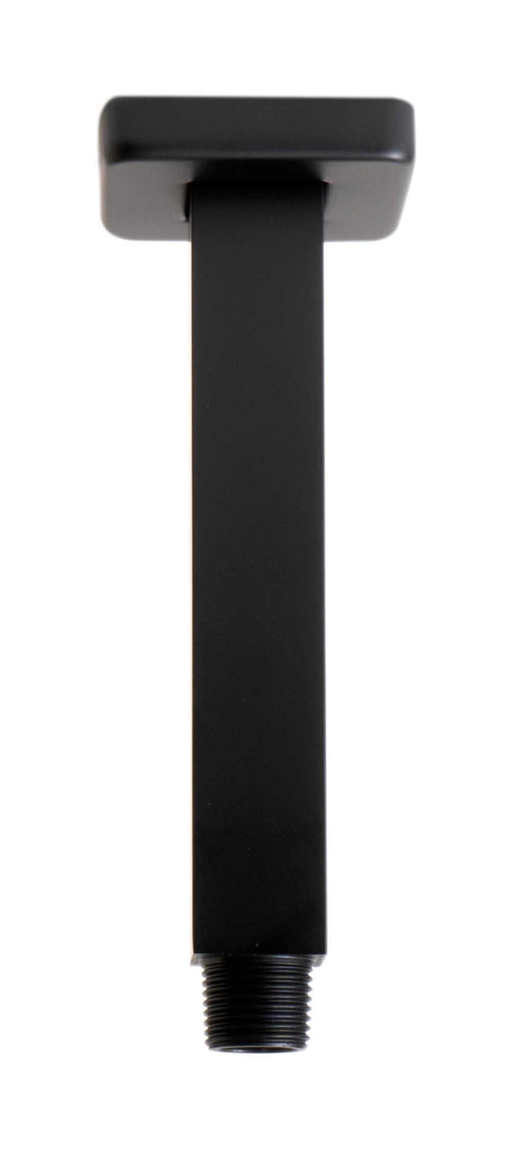 Black Matte 6" Square Ceiling Shower Arm
