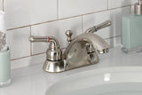 Kingston Brass KB2628 4 in. Centerset Bathroom Faucet, Brushed Nickel