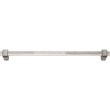 Atlas Homewares Buckle Up Bath Towel Bar 18 Inch Single Brushed Nickel