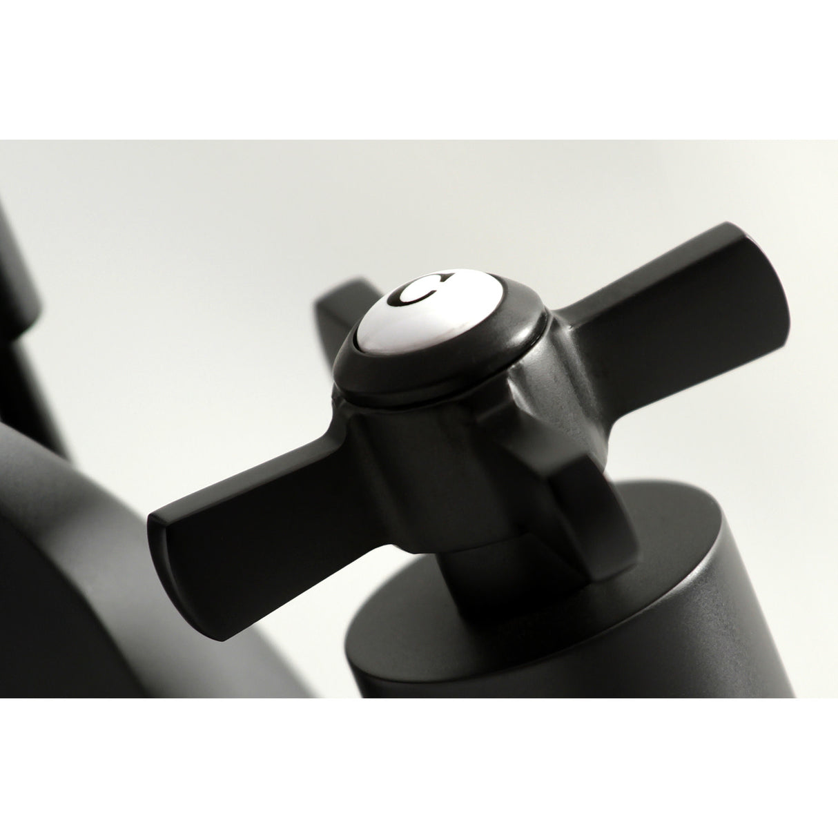 Kingston Brass KS4940ZX 8 in. Widespread Bathroom Faucet, Matte Black