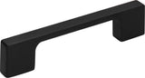 Atlas Homewares Thin Square Pull 3 3/4 Inch (c-c) Matte Black