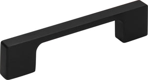Atlas Homewares Thin Square Pull 3 3/4 Inch (c-c) Matte Black