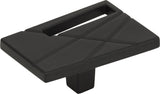 Atlas Homewares Modernist Right Knob 1 3/4 Inch Matte Black