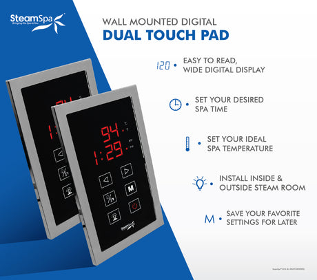 Royal Touch Panel Control Kit in Brushed Nickel RYTPKBN2