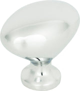 Atlas Homewares Robin Egg Knob 1 1/4 Inch Polished Chrome