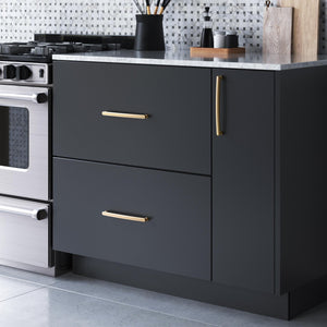 Atlas Homewares Lennox Appliance Pull 18 Inch Warm Brass
