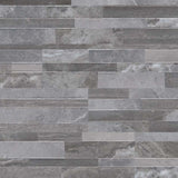 Palisade Grey Ledger Panel 6" x 24" Glazed Porcelain Wall Tile -MSI Collection DEKORA PALISADE GREY LEDGERS 6X24 (Case)