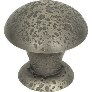 Atlas Homewares Olde World Knob 1 3/8 Inch Pewter