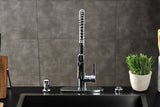 Gourmetier LS8771DL Concord Single-Handle Pre-Rinse Kitchen Faucet, Polished Chrome