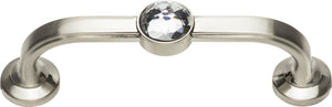 Atlas Homewares Legacy Crystal Bracelet Pull 3 Inch (c-c) Brushed Nickel