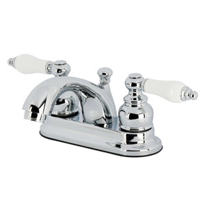 Kingston Brass KB2601PL Vintage 4" Centerset Bathroom Faucet, Polished Chrome