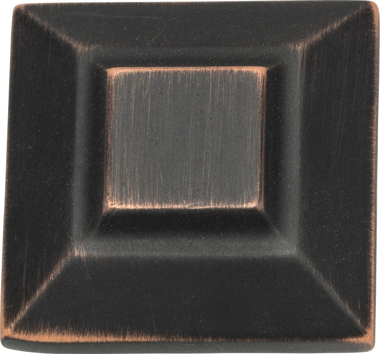 Atlas Homewares Trocadero Large Square Knob 1 1/2 Inch Venetian Bronze