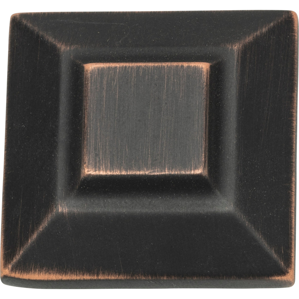 Atlas Homewares Trocadero Large Square Knob 1 1/2 Inch Venetian Bronze
