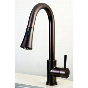 Gourmetier LS8725DL Concord Single-Handle Pull-Down Kitchen Faucet, Oil Rubbed Bronze