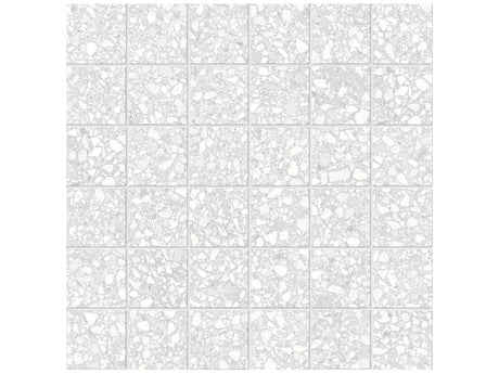 Anatolia Tile 2X2 Station Pearl Matte 36 Piece Porcelain Mosaics. 1 Sheet = .96 Sq. Ft. 4501-0317-0 (63-667) Pearl 2x2 - premium natural stone mosaic tile from Anatolia Tile, available at PoshHaus showroom in Keene, NH