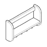 ALFI brand AB5508 18" Wall Mounted Wooden Shelf & Hooks Bathroom Accessory