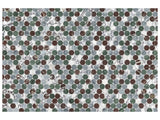 Anatolia Tile Utopio 1.25 In Pennyround Tropic Honed + Polished Blend Natural Stone Waterjet Mosaic 5001-0428-0 Pennyround Tropic - premium natural stone mosaic tile from Anatolia Tile, available at PoshHaus showroom in Keene, NH