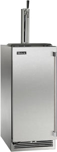 Perlick 15-Inch Signature Series Indoor Beer Dispenser with Draft Arm Tower in Stainless Steel (HP15TS-4-1L-1 & HP15TS-4-1R-1)