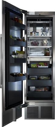 Perlick 24-Inch Built-In Upright Counter Depth Freezer Set with Door Panel in Stainless Steel, Toe Kick, and Pro Handle