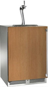Perlick 24-Inch Signature Series Indoor Adara Beer Dispenser with 5.2 cu. ft. Capacity, Panel Ready (HP24TS-4-2L-1A & HP24TS-4-2R-1A)