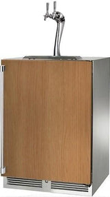 Perlick 24" Signature Series Indoor Adara Beer Dispenser with 5.2 cu. ft. Capacity, Panel Ready (HP24TS-4-2L-2A & HP24TS-4-2R-2A Beer Dispensers Perlick No Right 