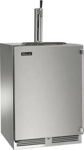 Perlick 24-Inch Signature Series Outdoor Beer Dispenser with 5.2 cu. ft. Capacity in Stainless Steel (HP24TO-4-1L-1 & HP24TO-4-1R-1)
