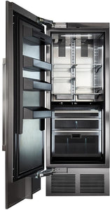 Perlick 30-Inch Counter Depth Column Refrigerator with 16.6 cu. ft. Capacity, 4 Glass Shelves, Panel Ready (CR30R-1-2L & CR30R-1-2R)