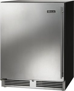 Perlick C Series 24-Inch Built-In Single Zone Wine Cooler with 45 Bottle Capacity in Stainless Steel (HC24WB-4-1L & HC24WB-4-1R)
