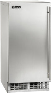 Perlick Series 15-Inch Outdoor Undercounter Ice Maker with 55 lbs Daily Ice Production, in Stainless Steel (H50IMS-ADL & H50IMS-ADR)