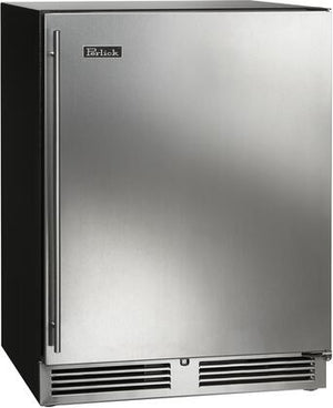 Perlick Series 24" Built-In Single Zone Wine Cooler with Solid Door 32 Bottle Capacity in Stainless Steel (HA24WB-4-1L & HA24WB-4-1R) Wine Coolers Perlick No Right 