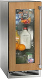 Perlick Signature Series 15" Built-In Counter Depth Compact Refrigerator with 2.8 cu. ft. Capacity in Panel Ready (HP15RS-4-4L) Beverage Centers Perlick 