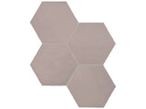 Anatolia Tile 6" Hex Teramoda Petal Glossy 4000-0262-0 Petal Hexagon - premium natural stone mosaic tile from Anatolia Tile, available at PoshHaus showroom in Keene, NH