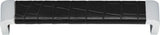 Atlas Homewares Paradigm Pull 6 5/16 Inch (c-c) CH & Black Croc Leather