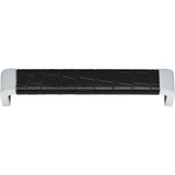Atlas Homewares Paradigm Pull 6 5/16 Inch (c-c) CH & Black Croc Leather
