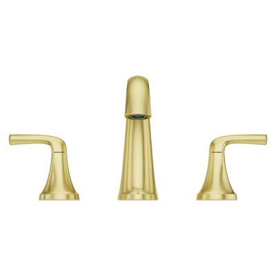 Ladera 2-Handle 8" Widespread Bathroom Faucet With Push & Seal™  Brushed Gold - LF-049-LRBG