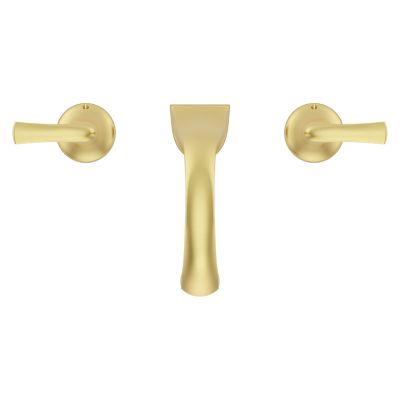Ladera 2-Handle 8" Widespread Bathroom Faucet With Push & Seal™  Brushed Gold - LF-049-LRBG