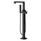 Pfister Brushed Black Free-standing Tub Filler Without Handles LG6-1VRVB