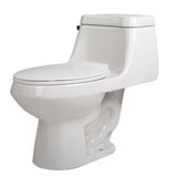 ANZZI T1-AZ058 Zeus 1-piece 1.28 GPF Single Flush Elongated Toilet in White
