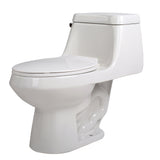 ANZZI T1-AZ058-R 1-piece 1.28 GPF Single Flush Elongated Toilet in White