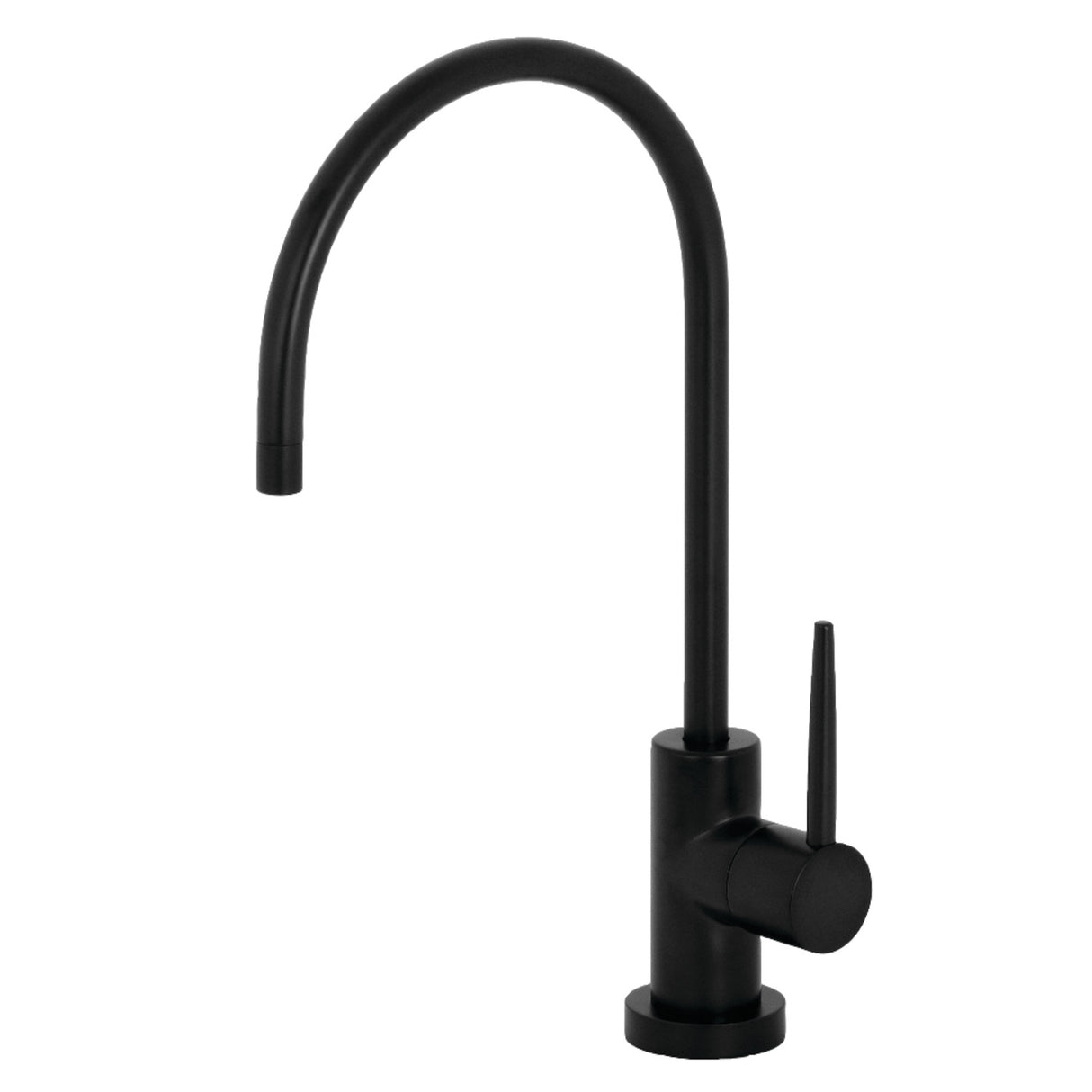 Kingston Brass KS8190NYL New York Single-Handle Cold Water Filtration Faucet, Matte Black