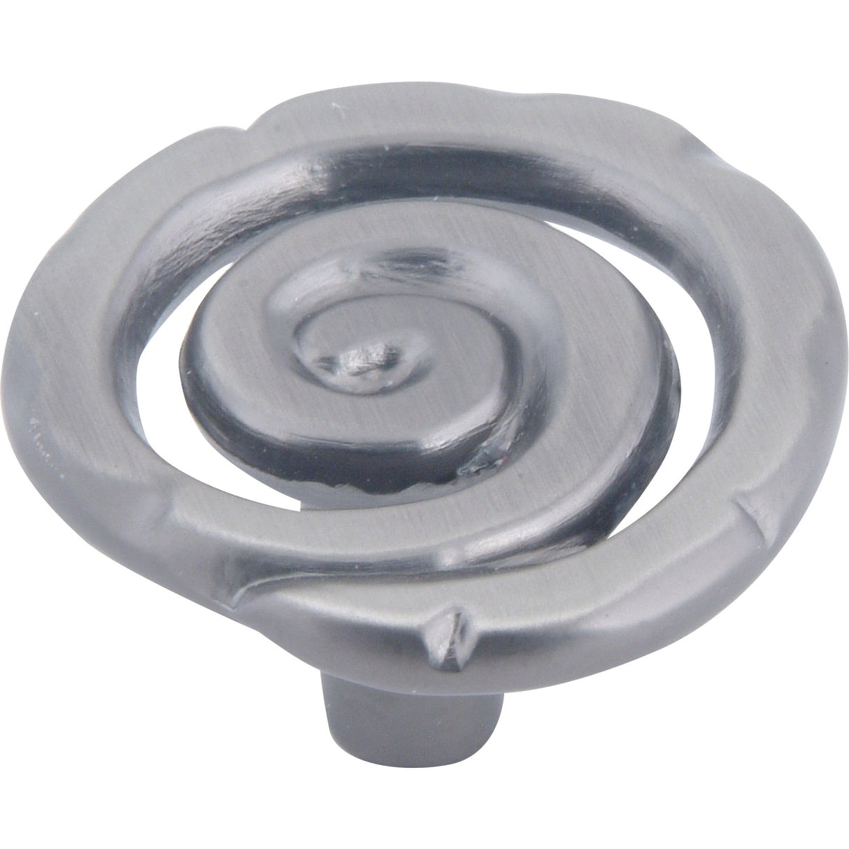 Atlas Homewares Scroll Knob 1 1/2 Inch Pewter