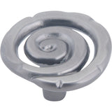 Atlas Homewares Scroll Knob 1 1/2 Inch Pewter