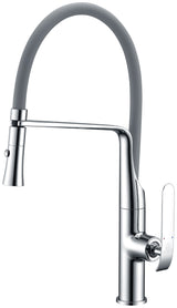 ANZZI KF-AZ003 Accent Single Handle Pull-Down Sprayer Kitchen Faucet in Polished Chrome